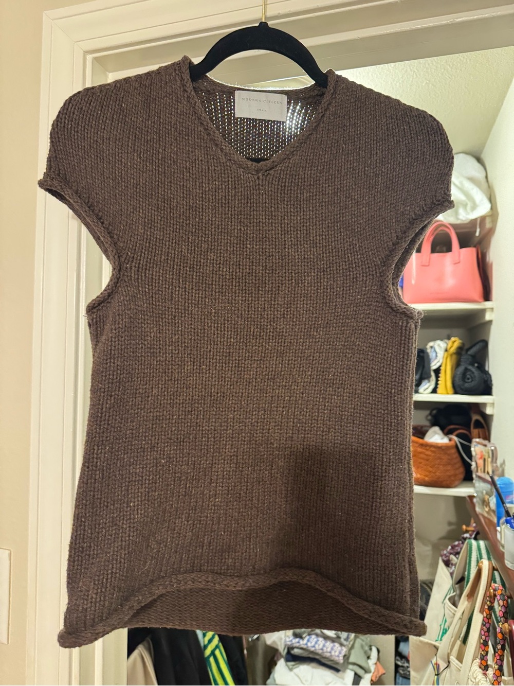 Modern Citizen Simoul mocha sweater top size S